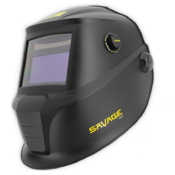 Esab automata hegesztő fejpajzs SAVAGE A40 4 SZENZOROS, fekete, MMA-MIG/MAG-TIG-PLAZMA