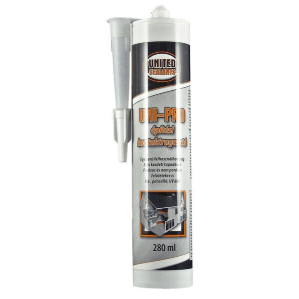 United Sealants Uni-Pro építési és kontakt ragasztó 280ml, beige - Image 2